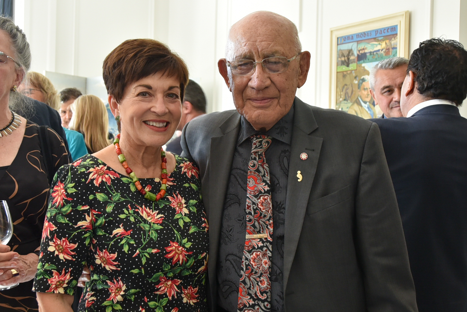 Dame Patsy with Sir Hirini Mead | The Governor-General of New Zealand