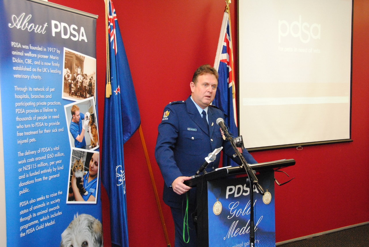 Stuart Innsley Pdsa PDSA Gold Medal Presentation | The Governor-General of New Zealand