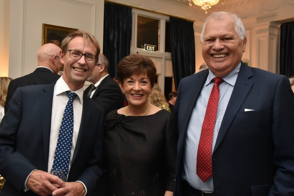 Dame Patsy with Dr Ashley Bloomfield and Sir Wira Gardiner