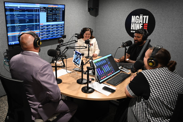 On air with Ngāti Hine FM