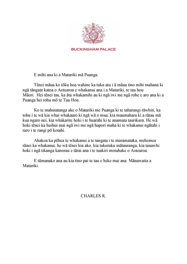 HM The King's Matariki message 2025 - te reo Māori.jpg