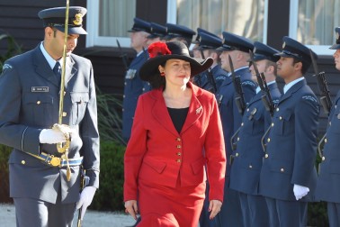 The Ambassador of Romania, Her Excellency Mrs Nineta Bãrbulescu.