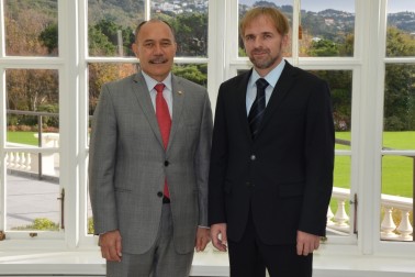 The Ambassador of Bosnia and Herzegovina, His Excellency Mr Bakir Sadovic.