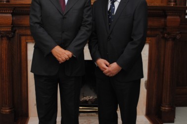 Jose Manuel Barroso, President of the European Commission, and Sir Jerry Mateparae, Governor-General.