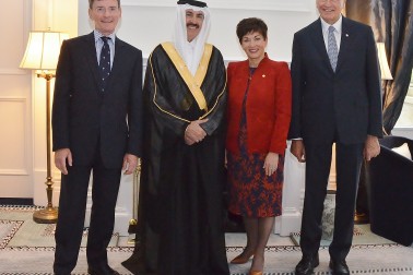 The Ambassador of the State of Qatar, HE Mr Nasser bin Hamad Mubarak Al Khalifa.