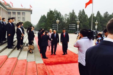 Official visit to China.