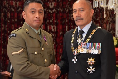 Lance Corporal John Luamanu, NZGD, for an act of gallantry.