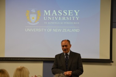 Visit to Massey University.