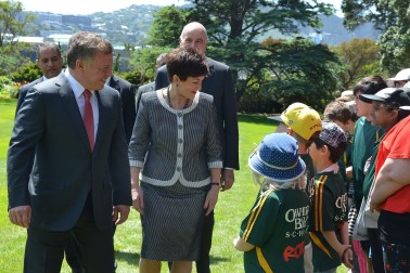 Meeting Wellington Primary School Pupils.