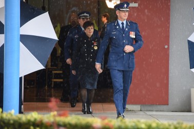 The Governor-General, The Rt Hon Dame Patsy Reddy and Police Commissioner Mike Bush.