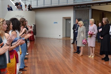 The Duchess of Cornwall visits Te Whaea.