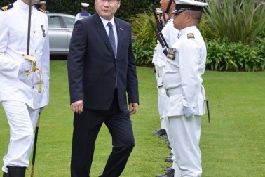 The Ambassador of Mongolia, H E Mr Batlai Chuluunhuu.