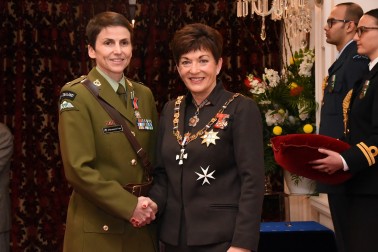 an image ofMajor Charmaine Tate, DSD for services to the New Zealand Defence Force