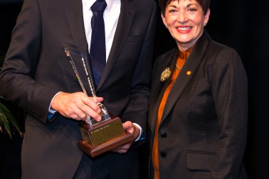 an image of Dame Patsy and Professor Peter Kamp