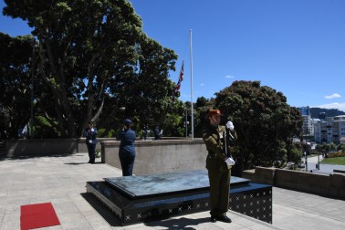 an image of Guards at the Tomb of the Unknown Warrior