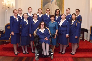 an image of Dame Patsy and Queen's Awards recipients
