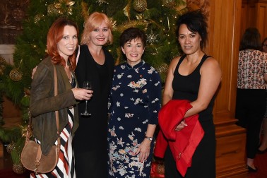 Image of Dame Patsy with Cheryl Fafeita, Janine Weatherly and Tania Waipuka of Mane Salon