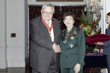 Image of Dr Garth Carnaby and Dame Patsy Reddy