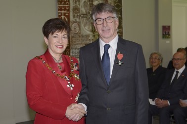 an image Dr John Kay, of Auckland, MNZM for services to the New Zealand Defence Force