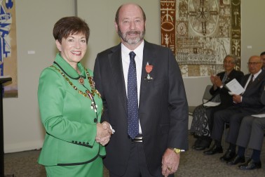 Image of Calven Bonney and Dame Patsy Reddy