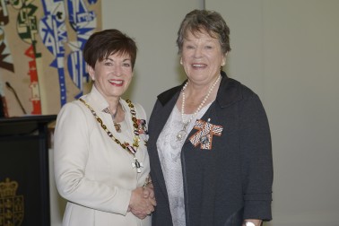 Image of Diane Brown and Dame Patsy Reddy
