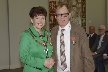 Image of Murray Chandler and Dame Patsy Reddy