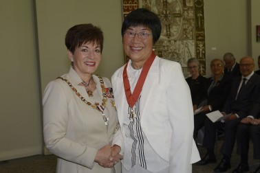an image of Dr Bess Ip, of Auckland, CNZM for services to the Chinese community and education