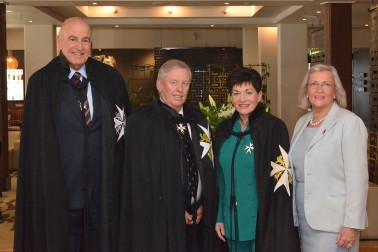 an image of Dame Patsy and Sir David with Dr Steven Evans and Maree Williams