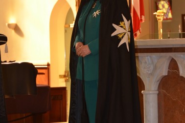 an image of Dame Patsy in St John regalia