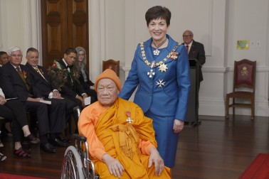 Image of The Venerable Suthep Surapong, of Wellington, MNZM, for services to the Cambodian community 