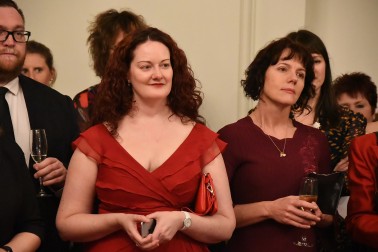 Image of guests at the reception