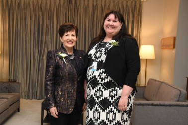 an image of Dame Patsy with Erin Ebborn of Ebborn Law