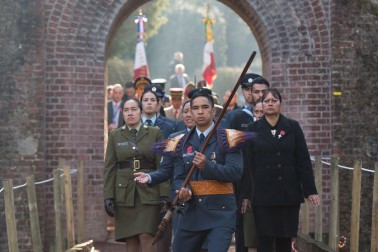 an image of Arrival via the NZ Memorial Archway at Le Quesnoy