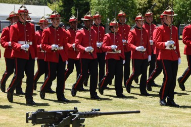 an image of Officer cadets on parade