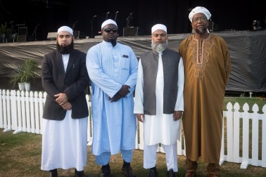 Representatives of the Muslim community who spoke at the service