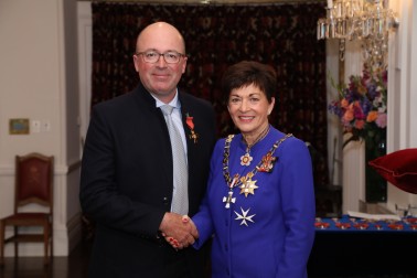 Image of Andy Hamilton, of Auckland, ONZM, for services to business