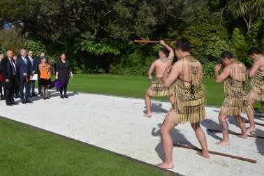Kapa haka for HE Mr Stefan Krawielicki and his party