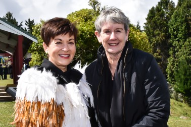 Dame Patsy with the Mayor of Whakatane, Her Worship Judy Turner