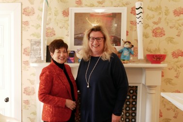 Image of Dame Patsy with NZOC Commercial Director Sharon van Gulick