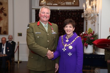 Image of Brigadier Michael Shapland, DSD, for services to the New Zealand Defence Force