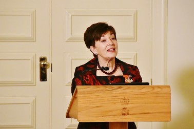 Image of the Governor-General of New Zealand speaking at the State Dinner