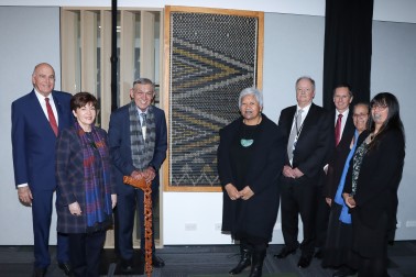 The official party at the opening of the Waikato Regional Council's premises