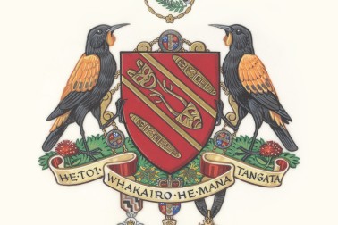 A colour version of the Coat of Arms
