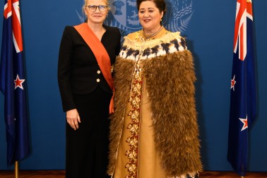 Dame Cindy Kiro and Dame Helen Winkelmann