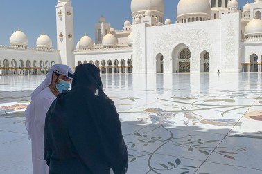 Visiting the Sheikh Zayed Grand Mosque