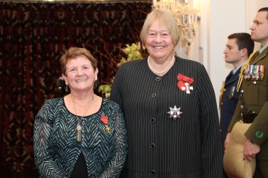 Dame Susan Glazebrook and Ms Bev Pownall, of Auckland, ONZM for services to health, particularly breastfeeding
