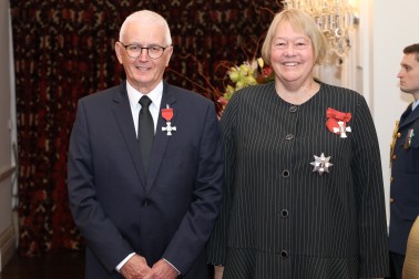 Dame Susan Glazebrook and Mr David Ayers, of Rangiora, MNZM for services to local government and the community
