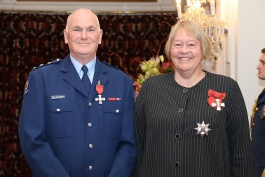 Dame Susan Glazebrook and Inspector Dean Clifford, of Hastings, MNZM for services to the New Zealand Police and the community