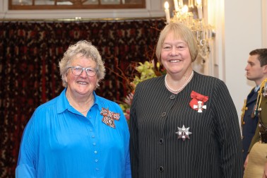 Dame Susan Glazebrook and Ms Eleanor Doig, of Dunedin, QSM for services to the community