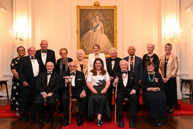 Dame Cindy Kiro with members of the Order of New Zealand